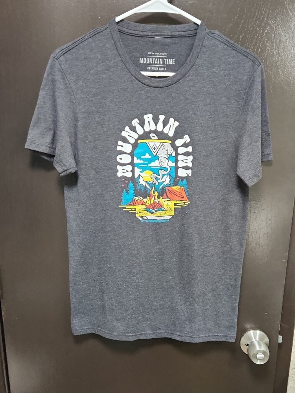 Graphic Crew Tee - Gray
